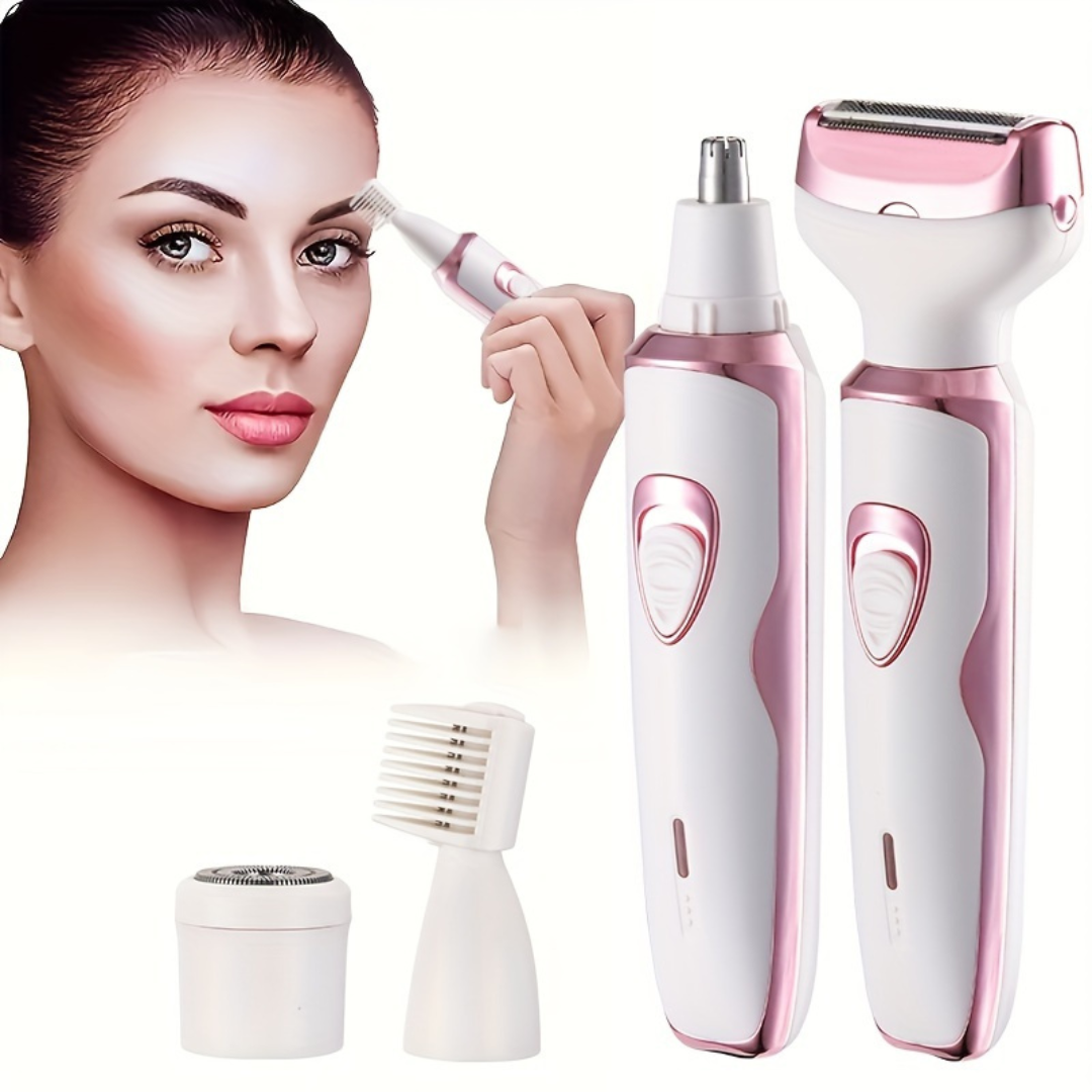 GlowTrim™ 4-in-1 Women's Rechargeable Grooming Kit