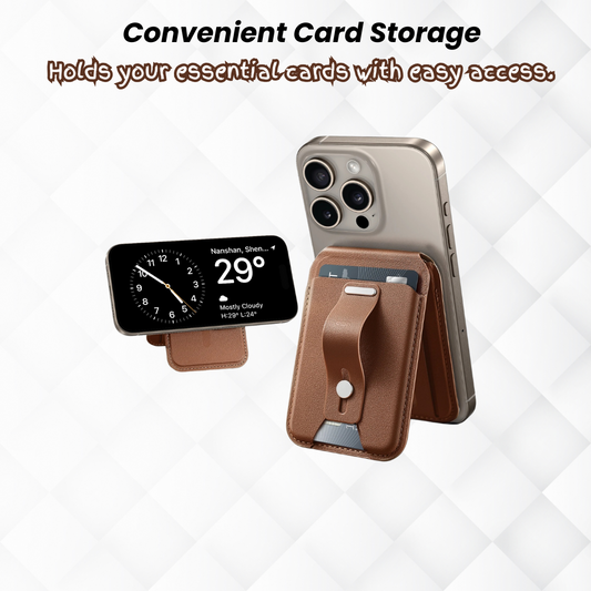 All-in-One Card Holder & Kickstand – Convenience Meets Elegance