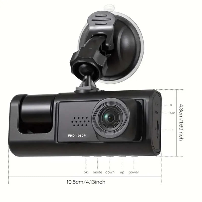 StarView™ - 1080 Triple Dash Cam