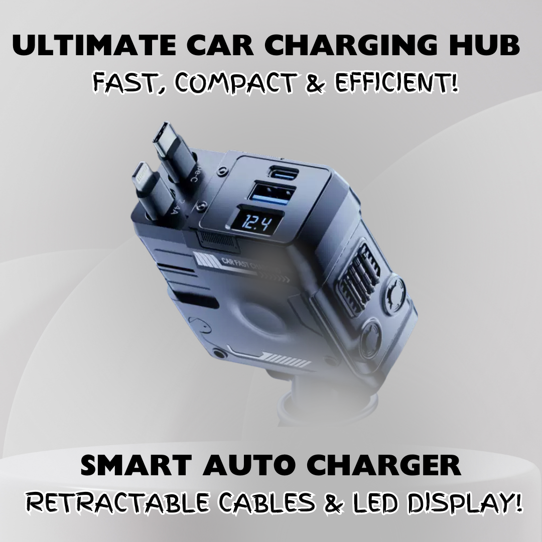 MaxCharge™ – High-Speed Charging with Smart Retractable Cables