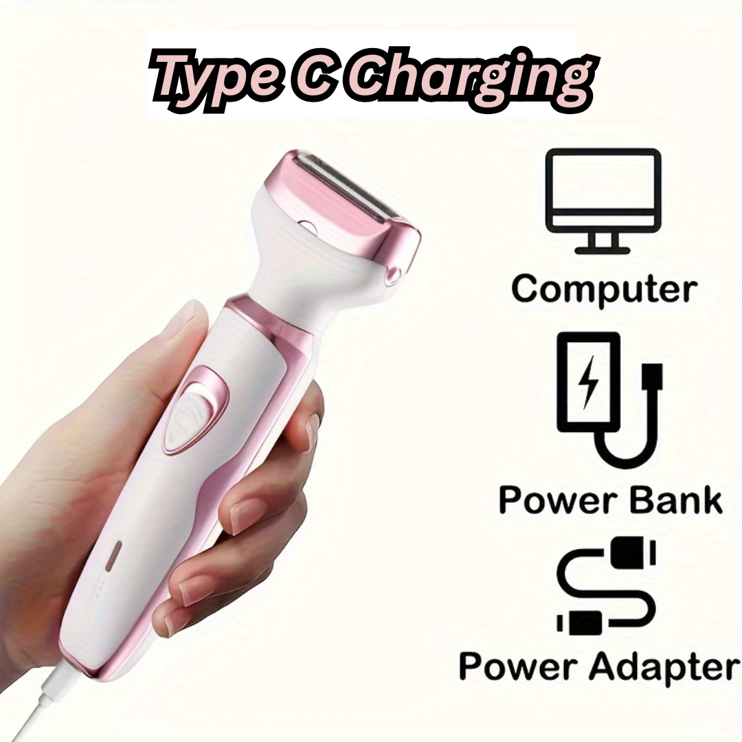 GlowTrim™ 4-in-1 Women's Rechargeable Grooming Kit