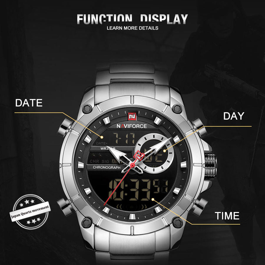 NAVIFORCE Dual Display Watch