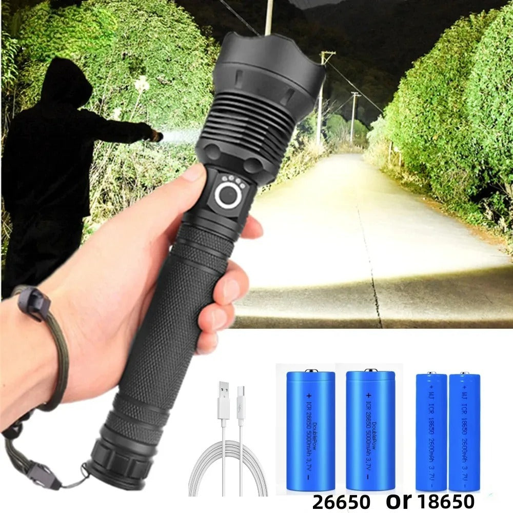 High-Powered LED Flashlight – Bright, Durable & Reliable!