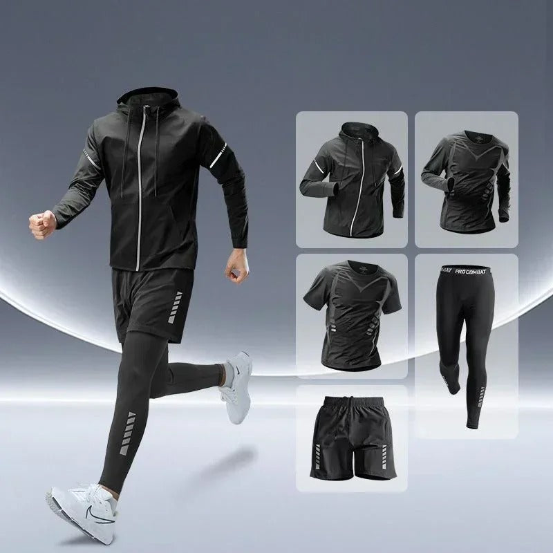 Premium 5-Piece Men's Athletic Sportswear