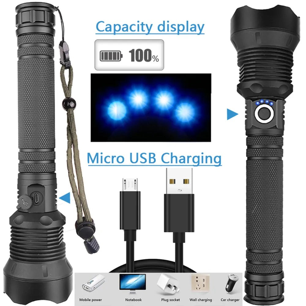 High-Powered LED Flashlight – Bright, Durable & Reliable!