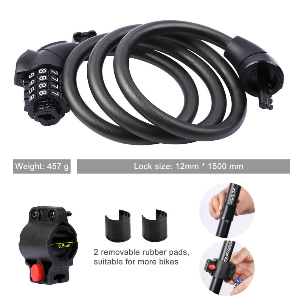 BIKE LED ANTI THEFT PASSWORD LOCK