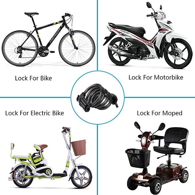 BIKE LED ANTI THEFT PASSWORD LOCK