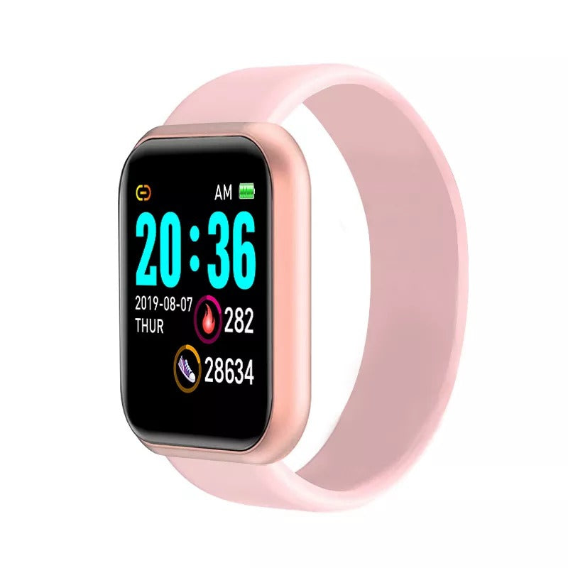 Y68 Smart Watch Heart Rate Blood Pressure & oxygen level