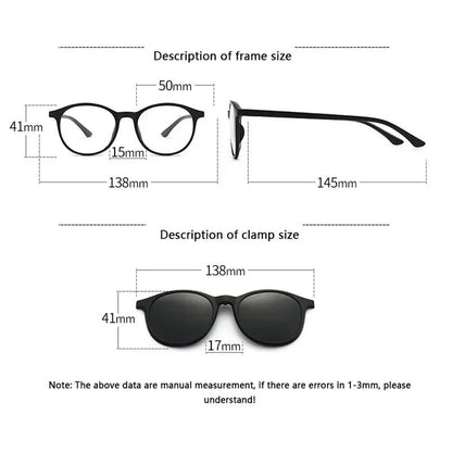 MagniView™ - 6-in-1 Magnetic Polarized Glasses