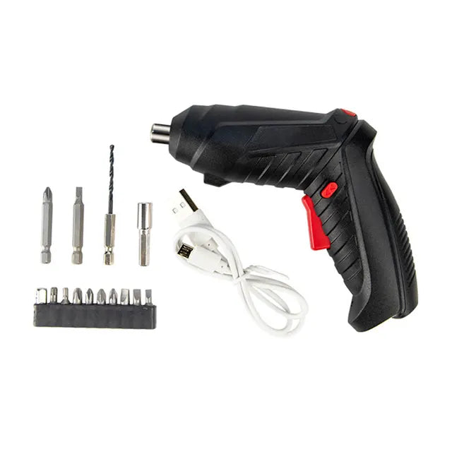 Mini portable cordless electrical screwdriver