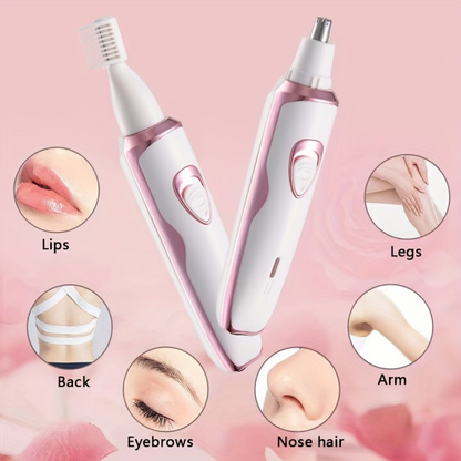 GlowTrim™ 4-in-1 Women's Rechargeable Grooming Kit