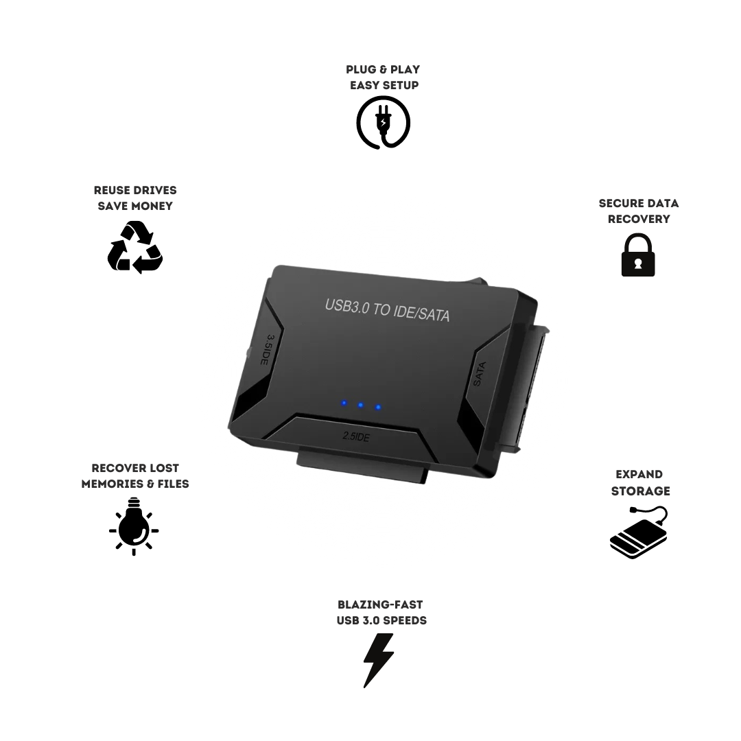 USB 3.0 to Sata & IDE Adapter