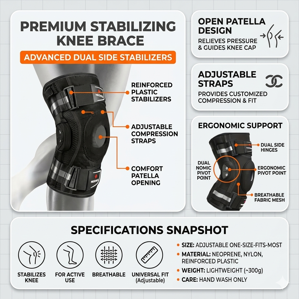 OrthoFlex™ - Dual Support Knee Guard