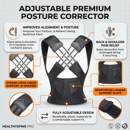 Adjustable Posture Corrector – Improve Your Posture & Relieve Back Pain!