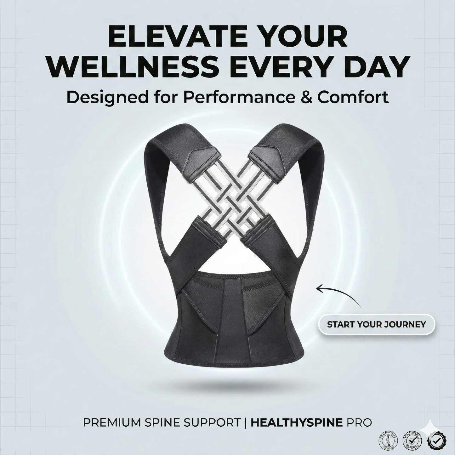 Adjustable Posture Corrector – Improve Your Posture & Relieve Back Pain!