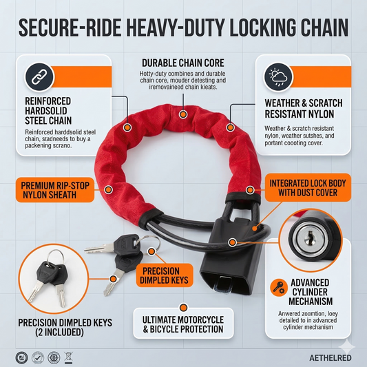 SteelGuard™ Pro Car Lock – Ultimate Steering & Gear Shift Protection