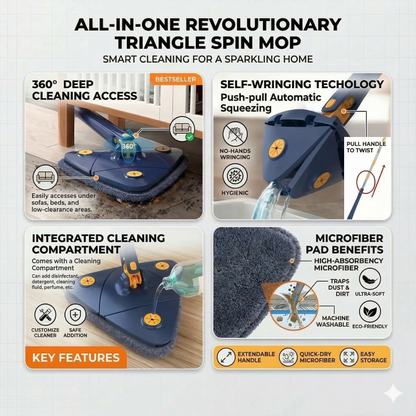Tri-Flex™ Smart Cleaning Mop