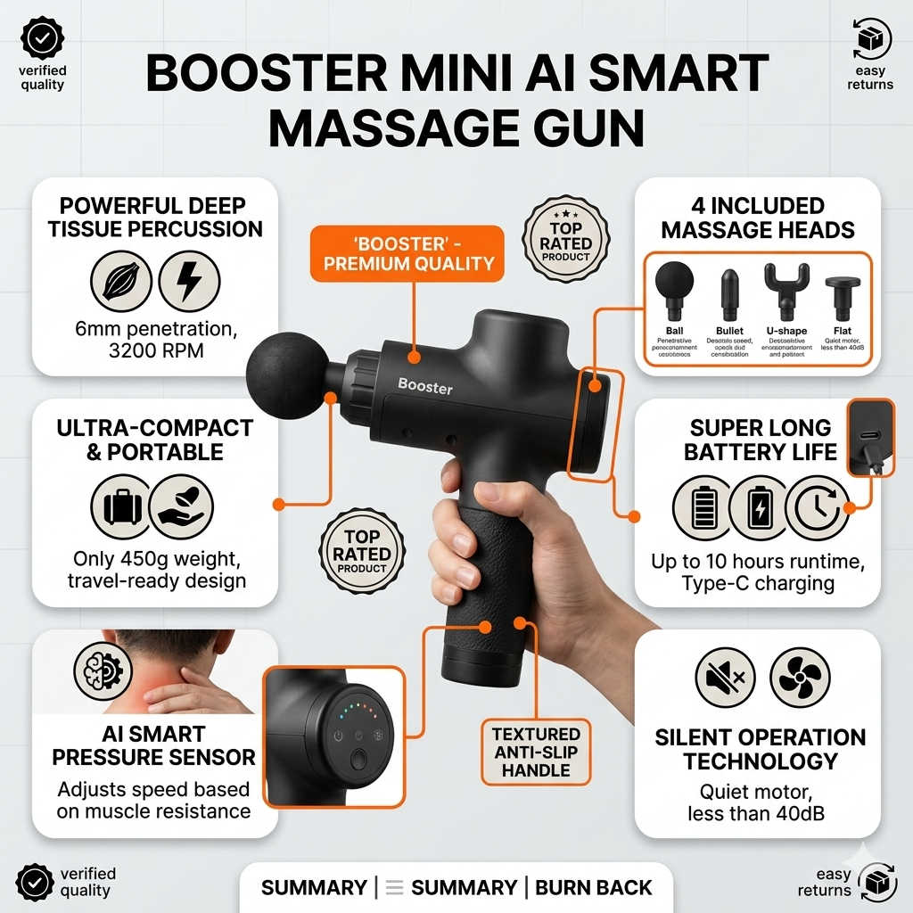 Mini Portable Gun Massager