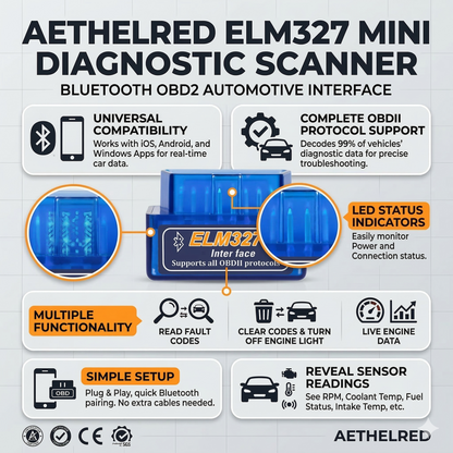 Car Diagnostic Scanner compatible with all OBD2 Scanner Code