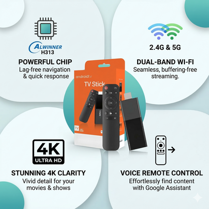 Android Smart TV Stick, Global Version 4K