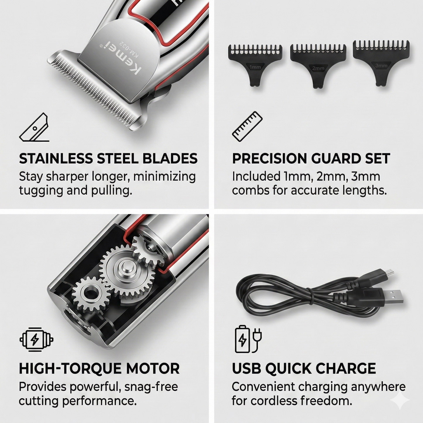 Professional Hair Trimmer Pro - Precision Cutting for Every Style