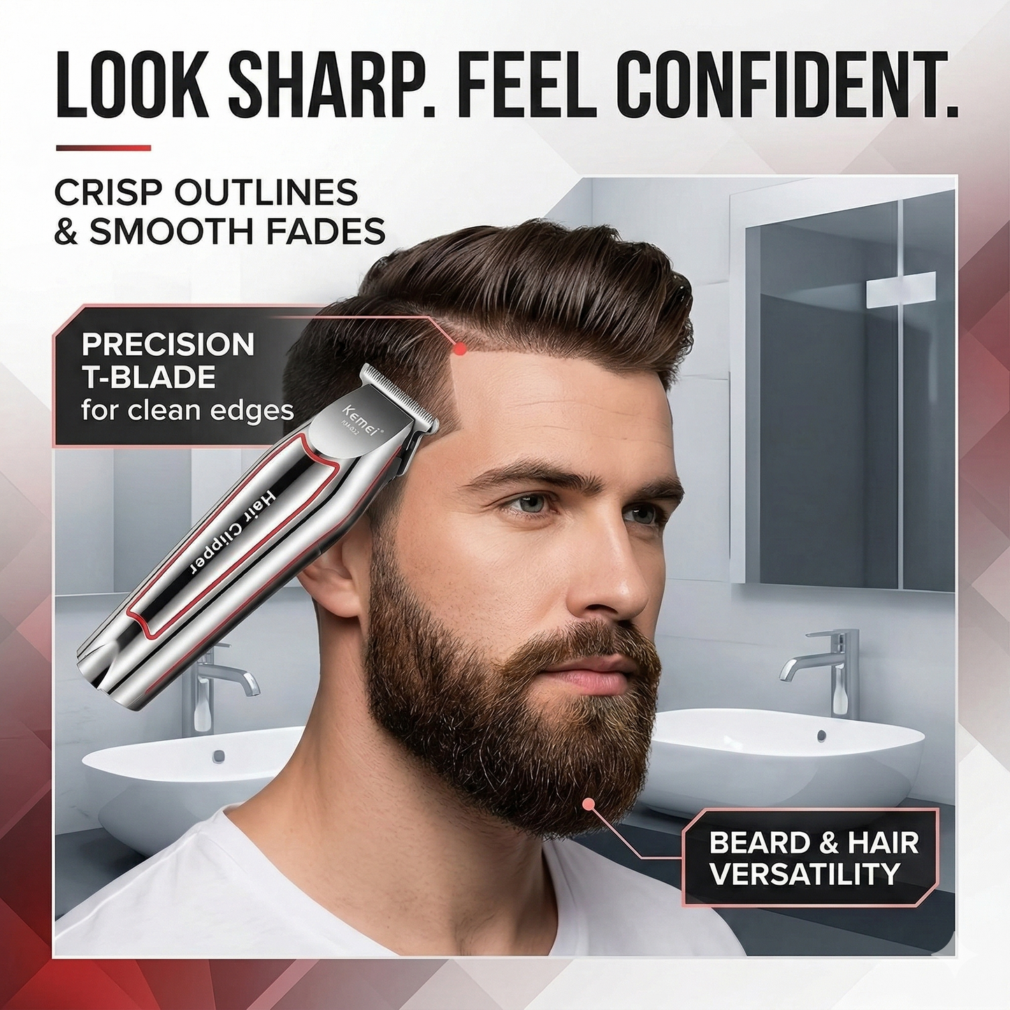 Professional Hair Trimmer Pro - Precision Cutting for Every Style