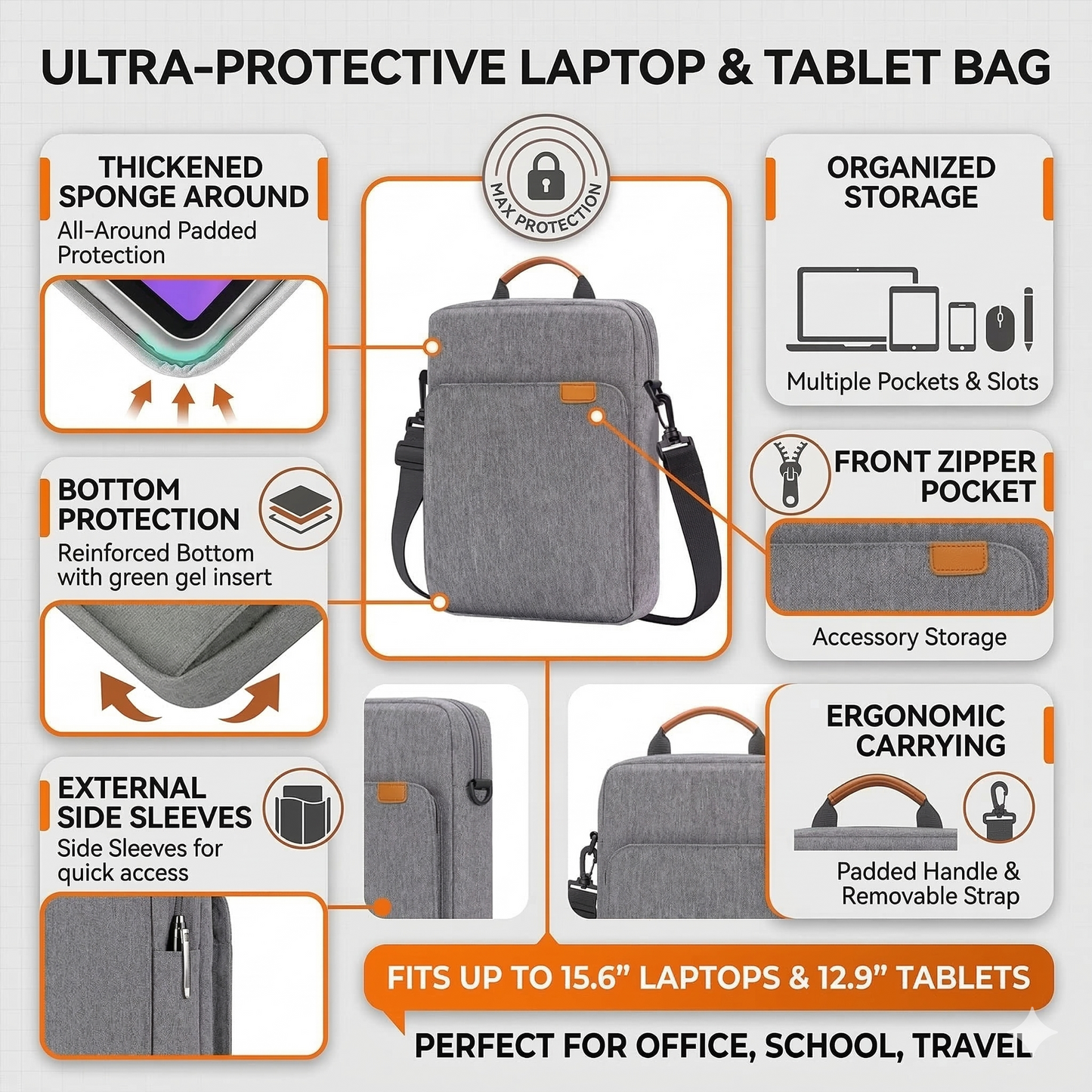 UltraGuard™ Laptop Sleeve – Where Protection Meets Style