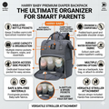 New born babies larg capacity diapper Bag for moms