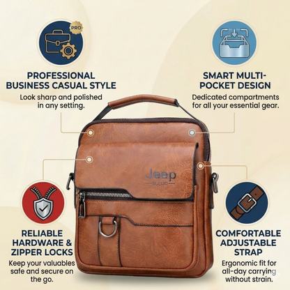 JEEP® Luxury Brand Men Crossbody HandBags