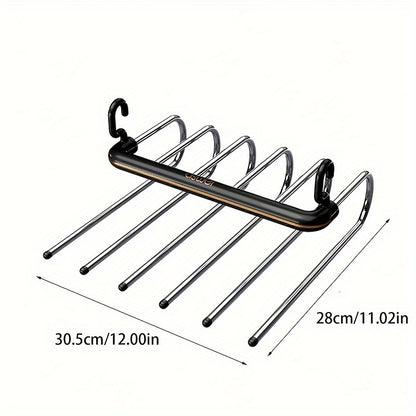 SmartFold™ 5-in-1 Heavy-Duty Pants Hanger