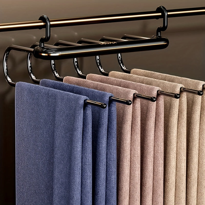 SmartFold™ 5-in-1 Heavy-Duty Pants Hanger