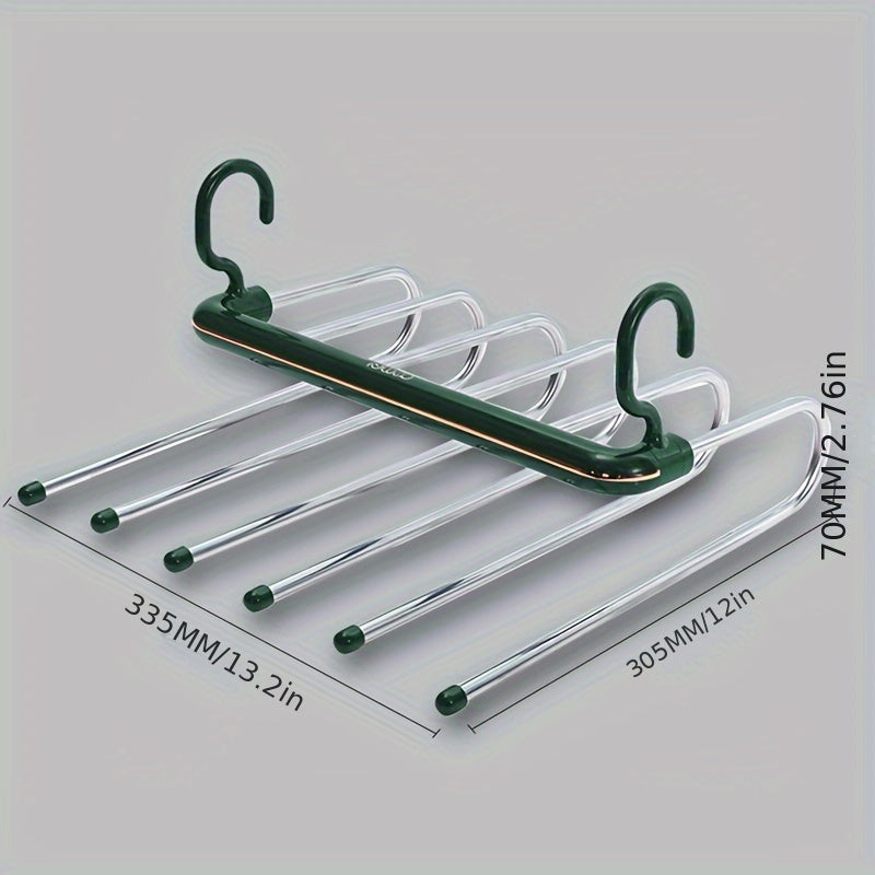 SmartFold™ 5-in-1 Heavy-Duty Pants Hanger