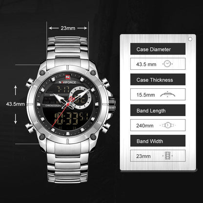 NAVIFORCE Dual Display Watch