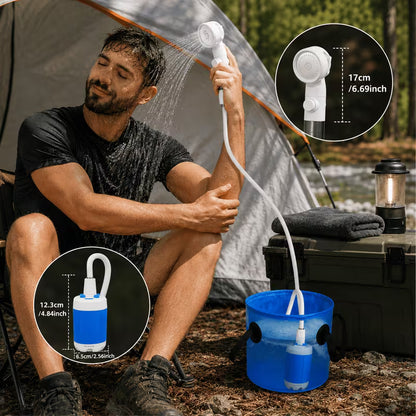 Portable Camping Shower, Turn any spot into a bath !