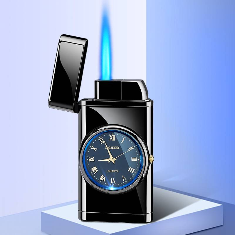 Rocker Arm Automatic Ignition Lighter Digital Watch