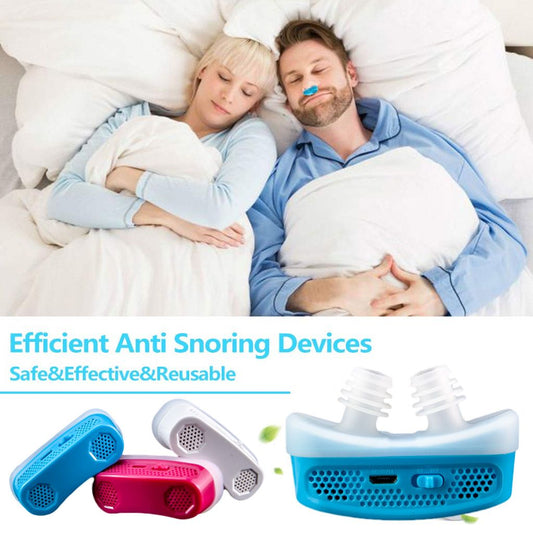 Electric Anti-Snoring Device Nose Vent Plugs