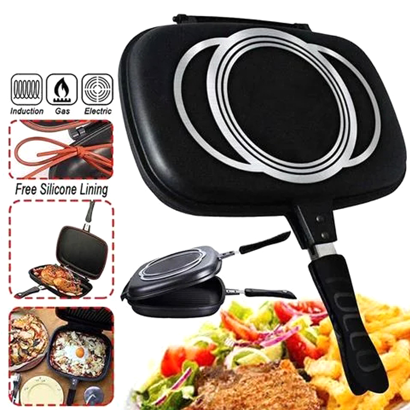 Double Sided Non Stick Grill Pan