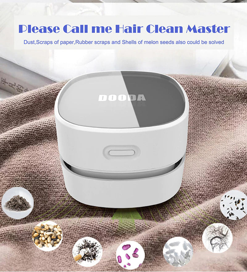 Portable Mini Cordless Desktop Vacuum Cleaner