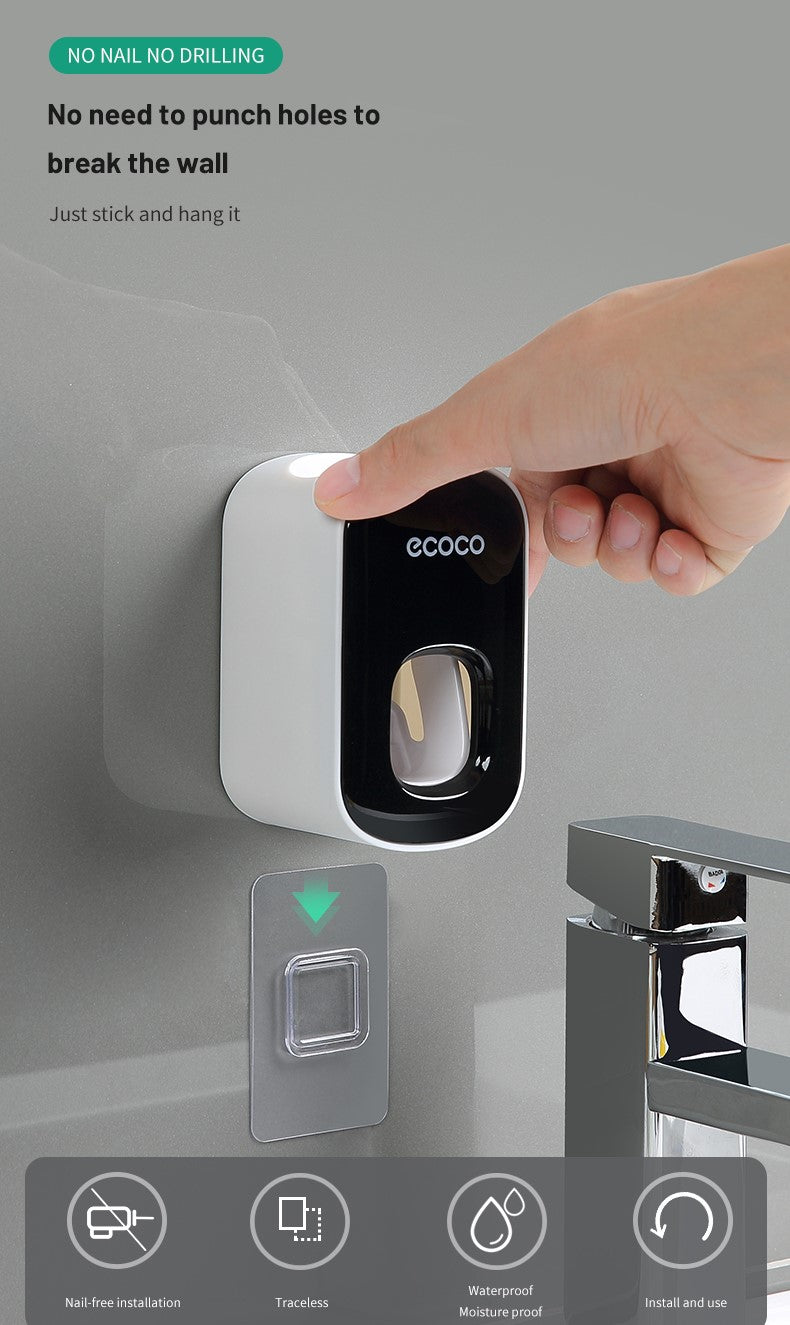 ECOCO® Automatic Toothpaste Dispenser Wall Mount