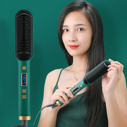 Electric Hair Straightener Comb with Negative Ion Anti-Scalding