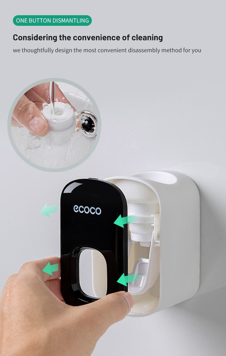 ECOCO® Automatic Toothpaste Dispenser Wall Mount