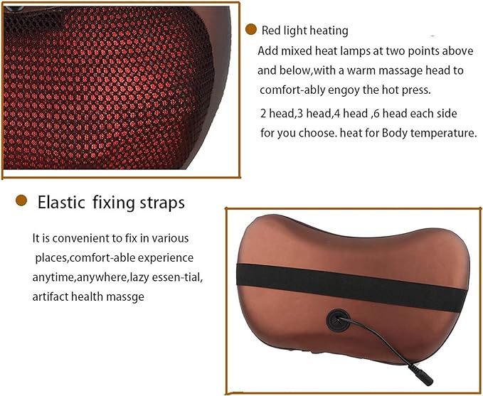 Neck Massage Pillow for Car and Home