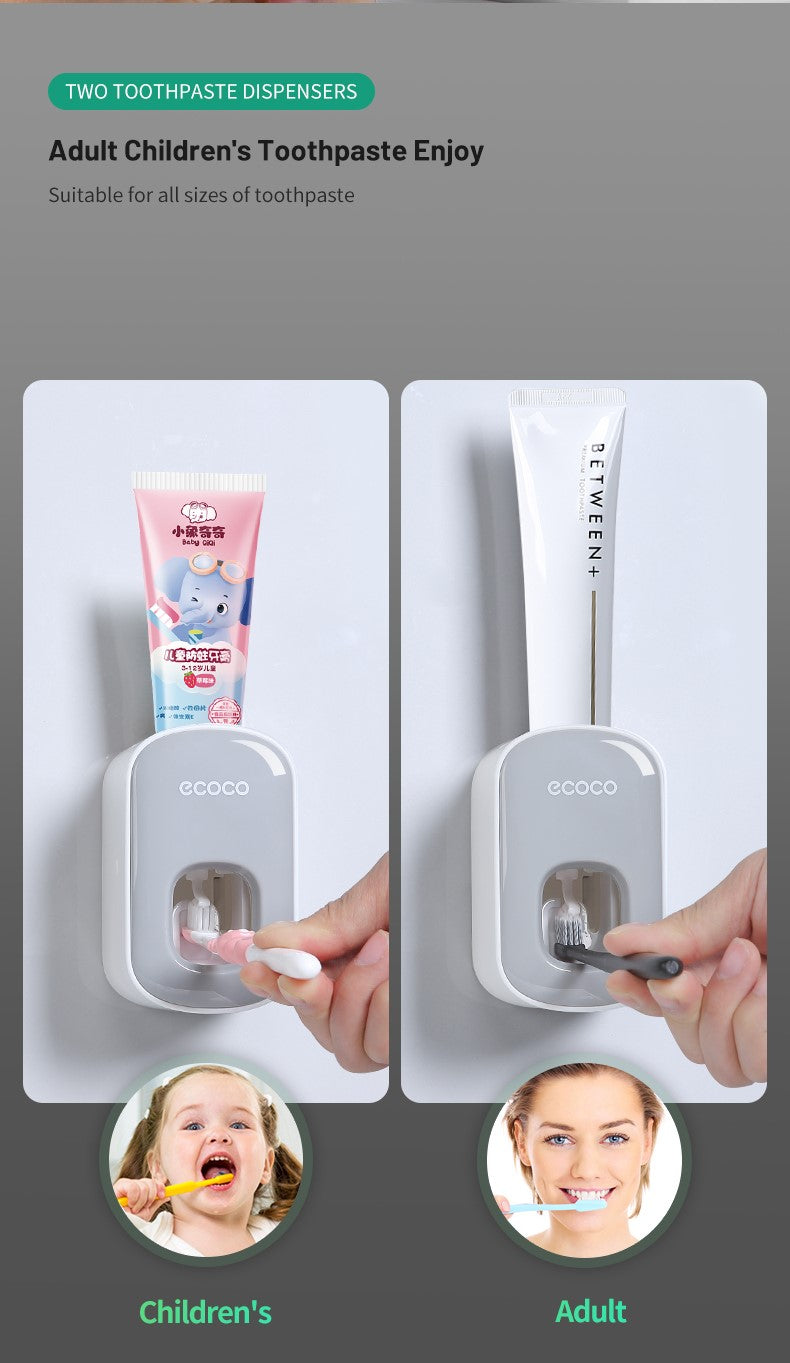 ECOCO® Automatic Toothpaste Dispenser Wall Mount