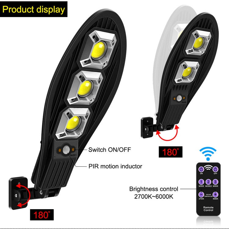 500W Solar LED Waterproof Street Light