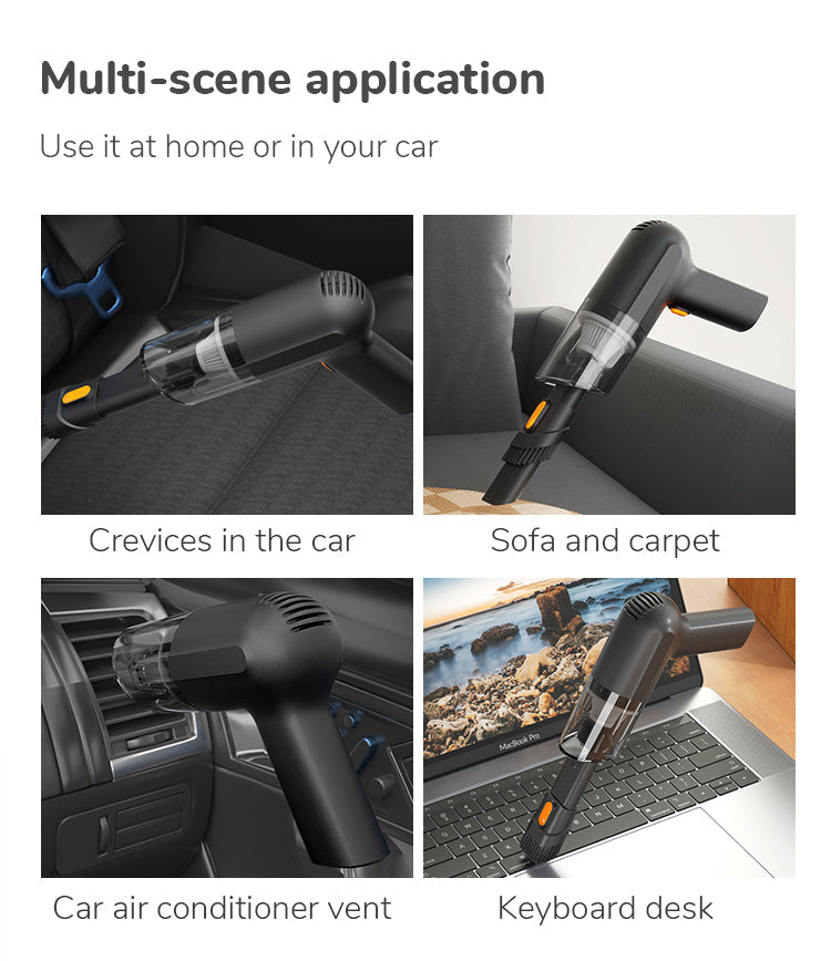 Portable Wireless Car Vacuum Cleaner