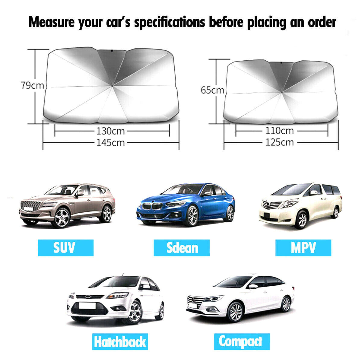 Car Sunshade Protector Parasol Front Window