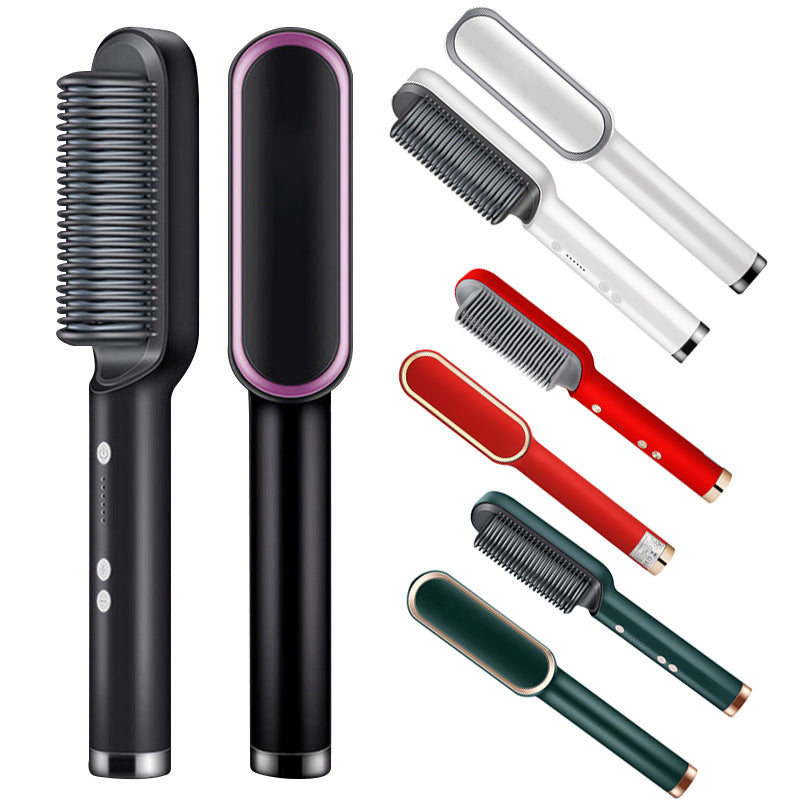 Electric Hair Straightener Comb with Negative Ion Anti-Scalding