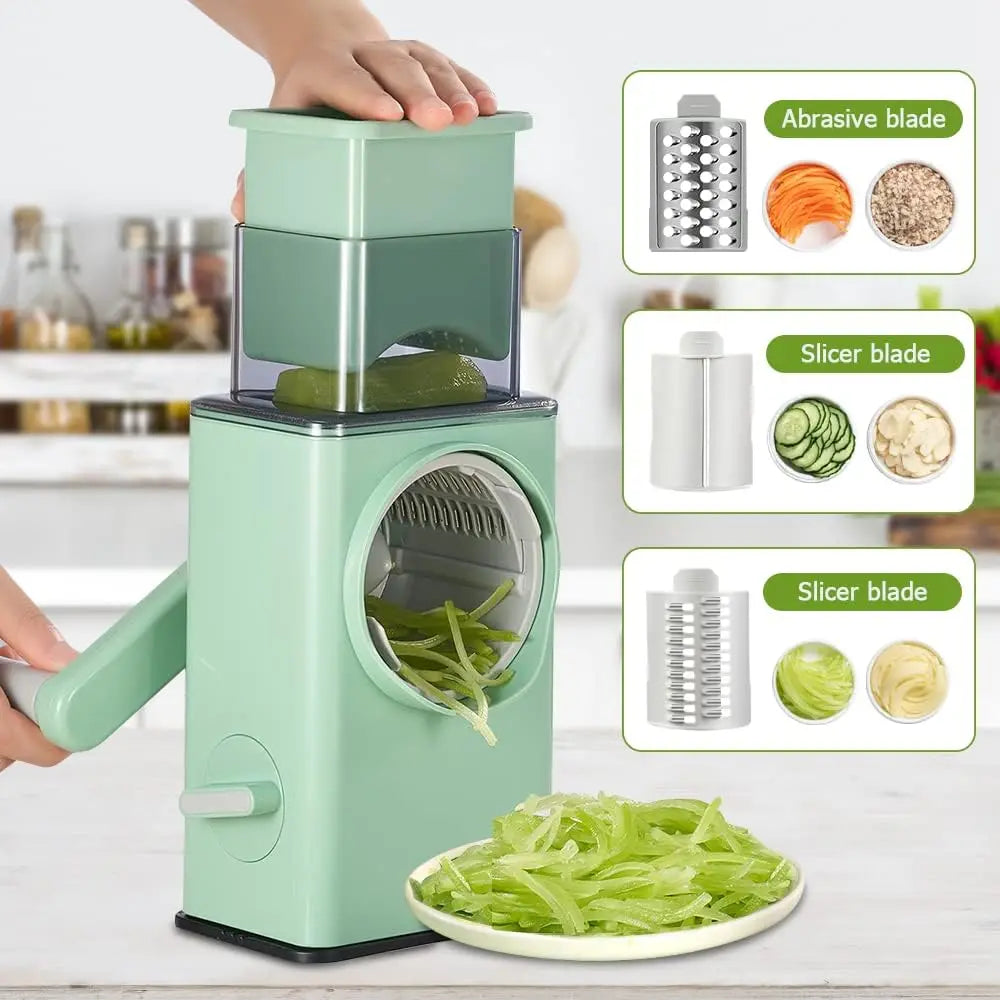 3 In 1 Manual Vegetable Cutter Multifunction Slicer