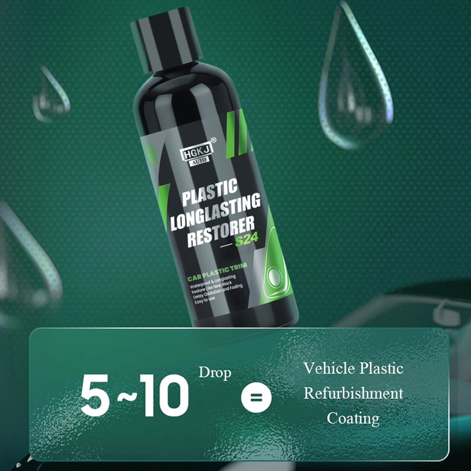 Auto Plastic Restorer Back To Black Gloss Car Quick Cleaning Products Auto  Polish And Repair Coating Renovator For Car Detailing