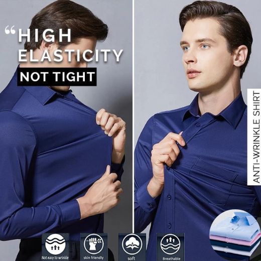 Men's Stretch Non-iron Anti-Wrinkle Shirt